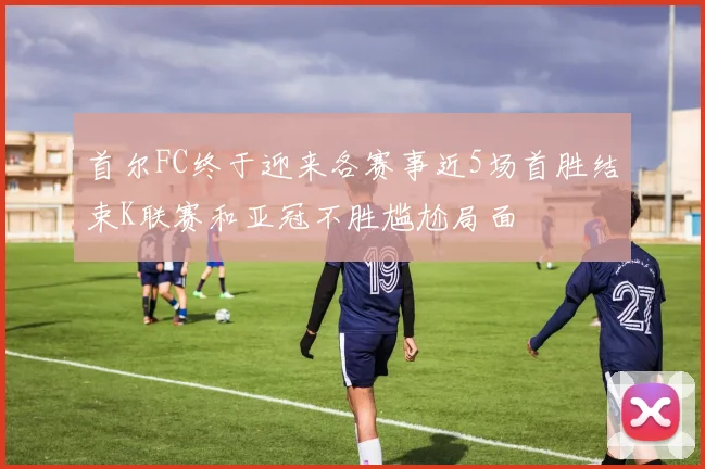 首尔FC终于迎来各赛事近5场首胜结束K联赛和亚冠不胜尴尬局面