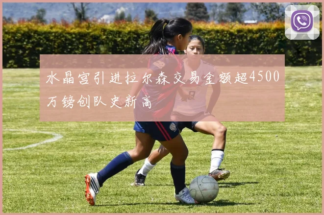 水晶宫引进拉尔森交易金额超4500万镑创队史新高